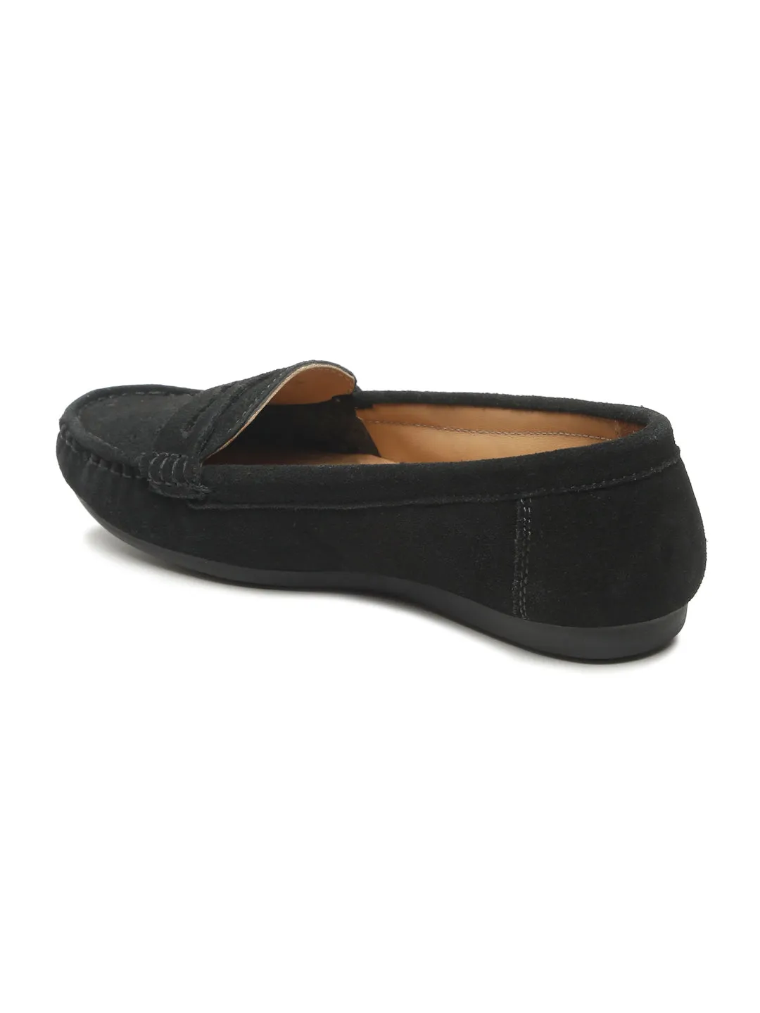 Women  Suede Leather Slip-on Loafers