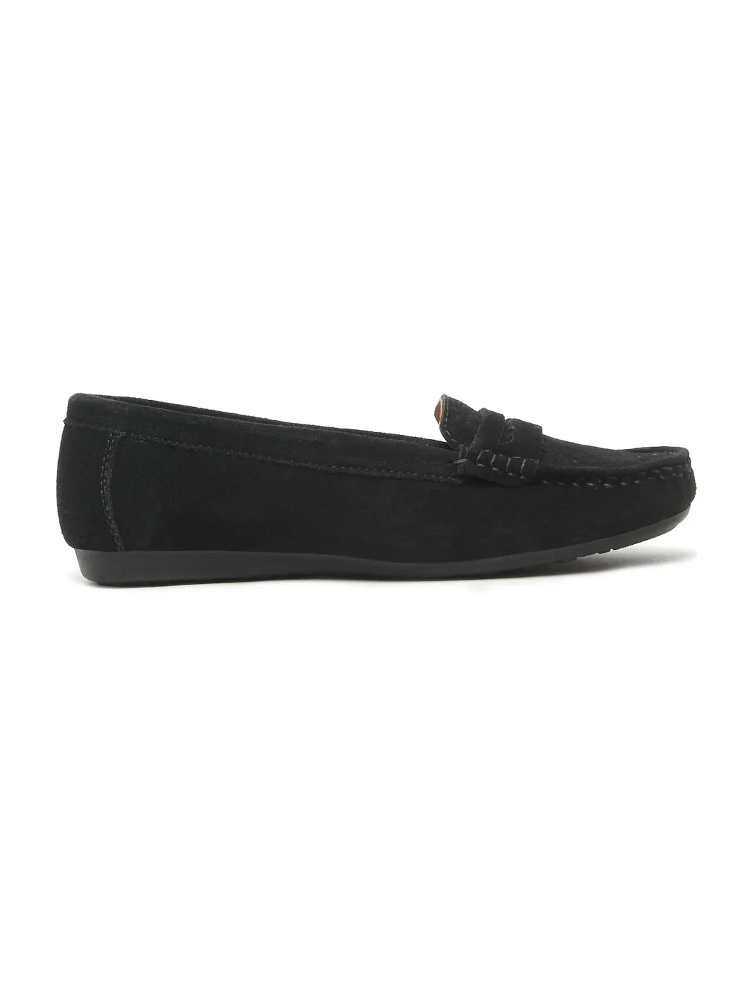 Women  Suede Leather Slip-on Loafers