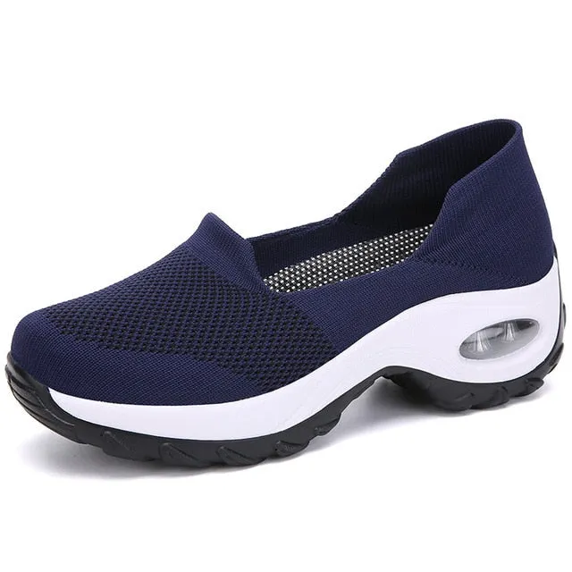 Women's Slip-On Sneakers. Comfortable, Cushioning Sports Shoes for Women