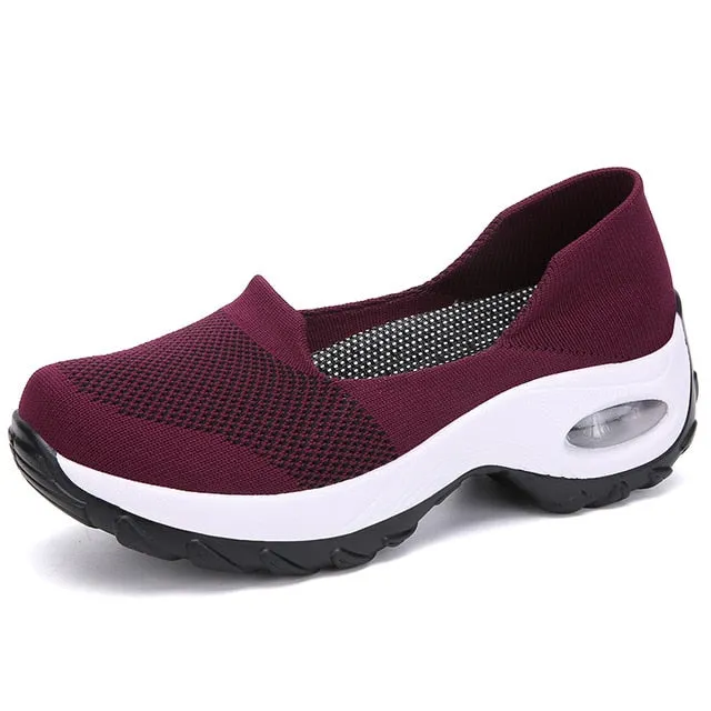 Women's Slip-On Sneakers. Comfortable, Cushioning Sports Shoes for Women