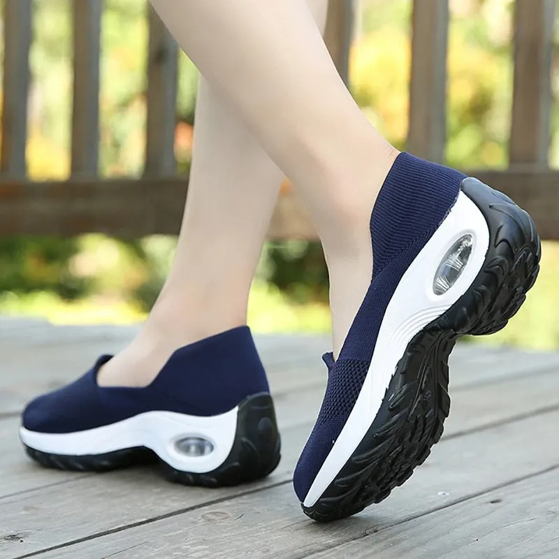 Women's Slip-On Sneakers. Comfortable, Cushioning Sports Shoes for Women